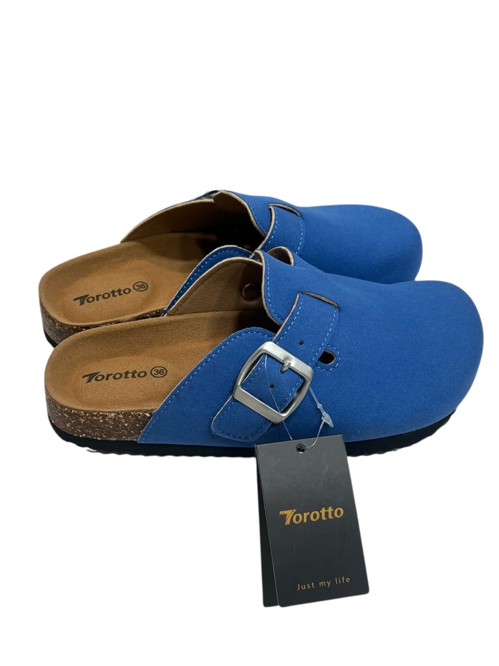 NWT Toronto Blue Slip-on Clogs - Size 6